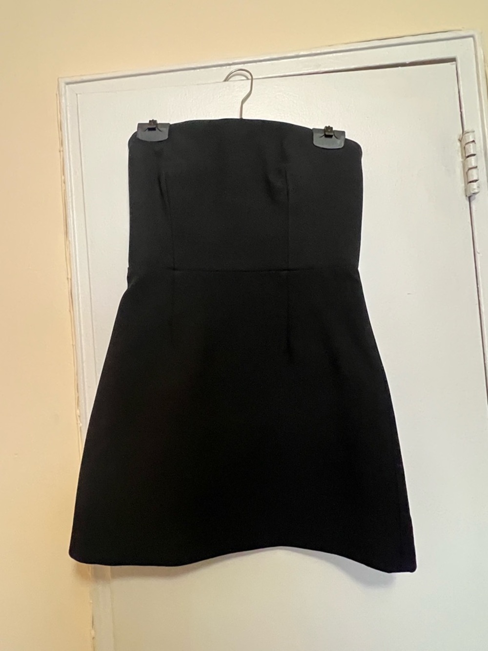 Zara Strapless Black Mini Dress